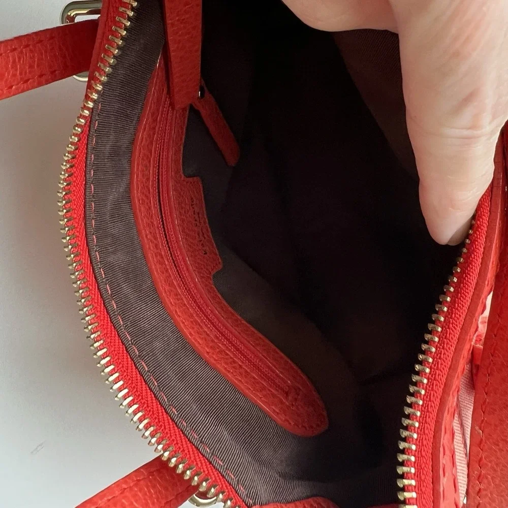 Kate Spade Micro-Opus Mulberry Street Noel Paprika Bag